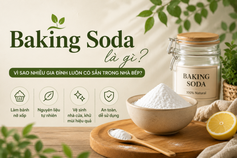 Baking soda là gì và công dụng trong nhà bếp