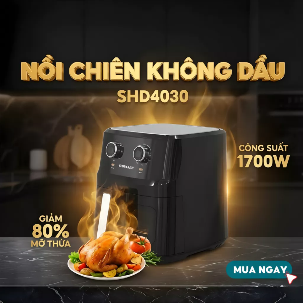 Nồi chiên không dầu gia đình