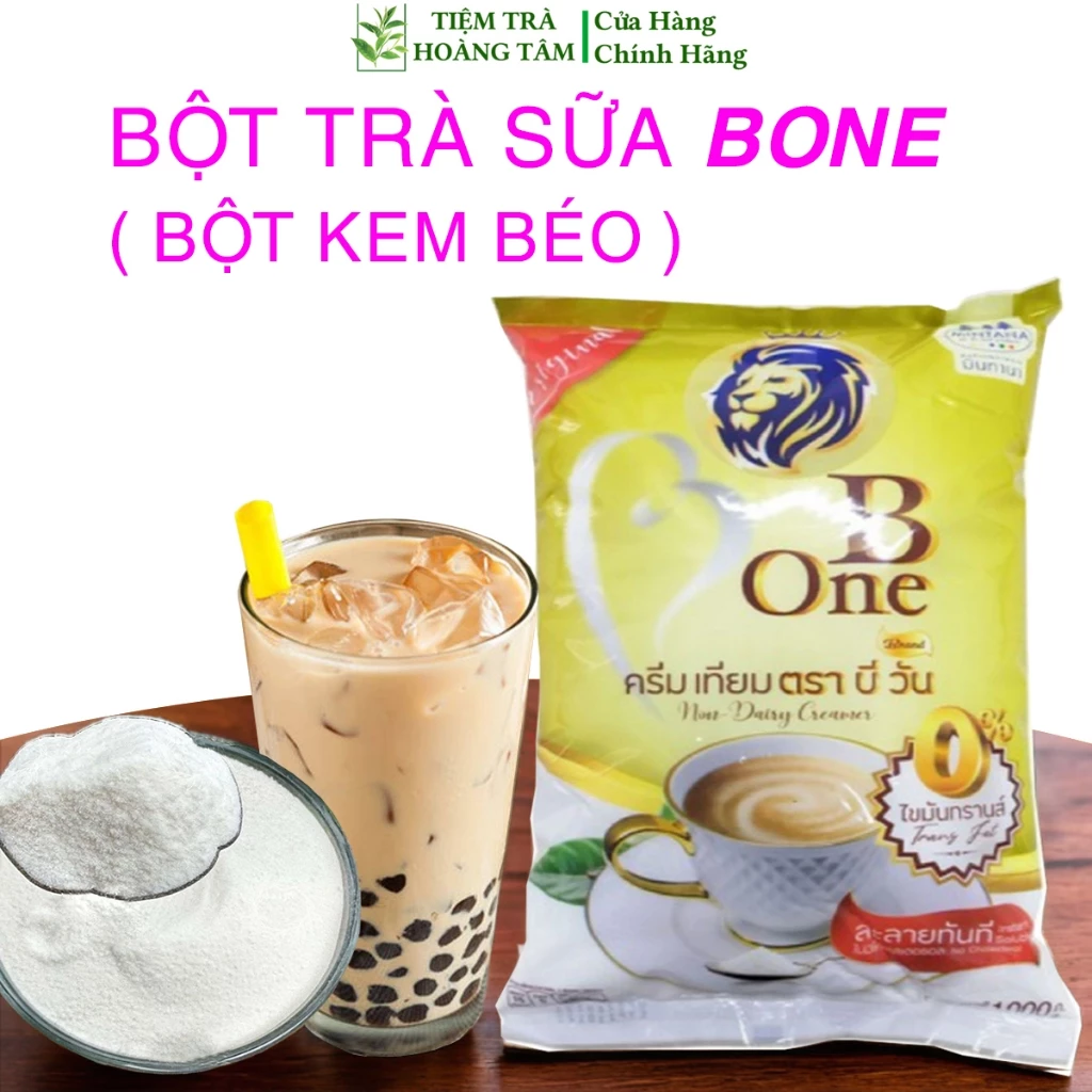Bột béo pha trà sữa làm bánh